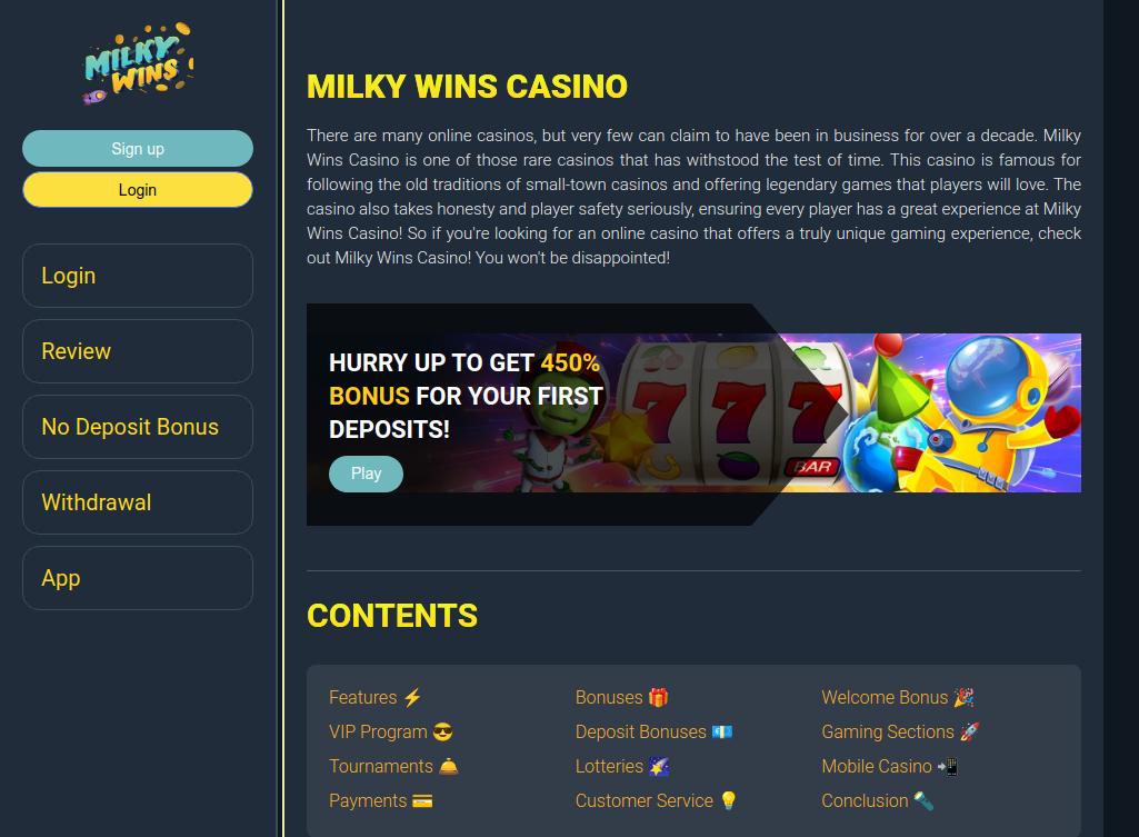 Discover the Exciting World of Milky Wins Online Casino UK Discover the Exciting World of Milky Wins Online Casino UK